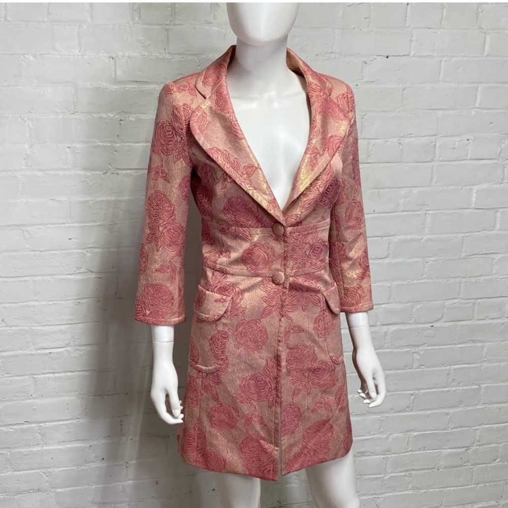 Banana Republic Pink with Gold Shimmer Jacket